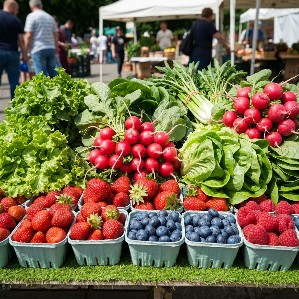 Polish seasonal produce composition